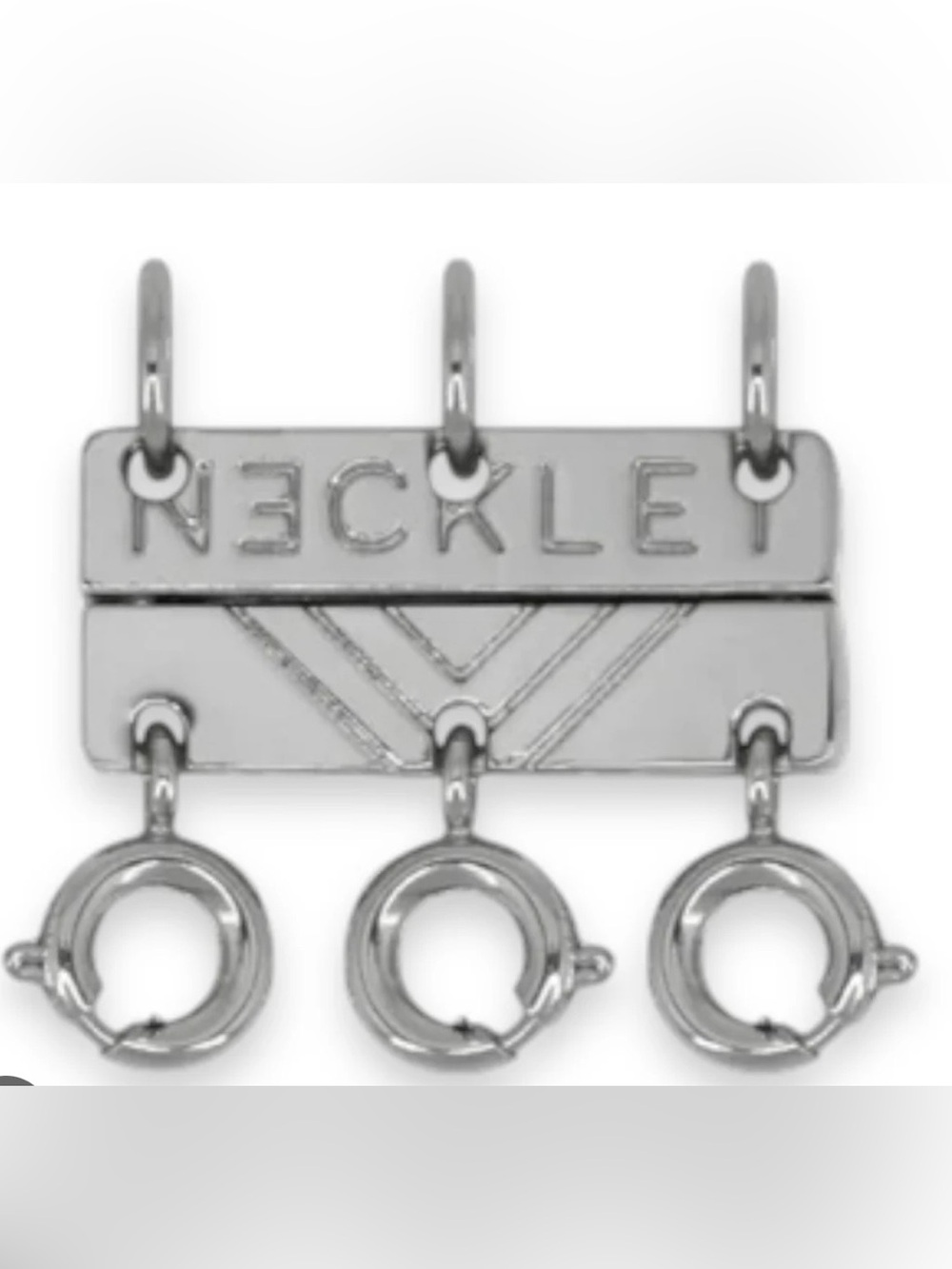 Necklet Silver Necklace Layer Device